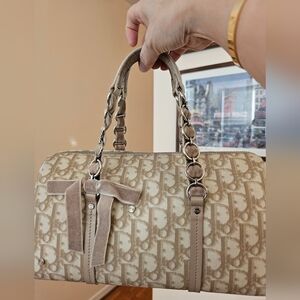 Vintage Dior Beige Monogram